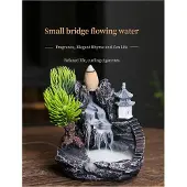 Semoic Hoge bergstromende waterval terugstroom wierook B