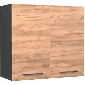 Vicco Hangkast Fame-Line, Goudkleurig Eiken/Antraciet, 80 cm