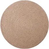 vidaXL Jute Placemat 4 st Naturel 100% Tossa Jute