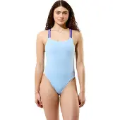 Speedo - Women's Female Solid Comfort V-Back - Badpak 38, blauw