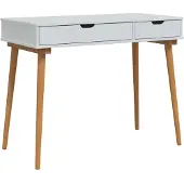 vidaXL Schminktafel FAUSKE, wit, 100 x 50 x 78 cm