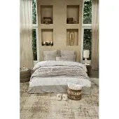Rivièra Maison Dekbedovertrek Tailor Sand Katoen-140 x 200 / 220 cm | 1-Persoons