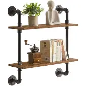OEM Rustieke wandplanken - Industrieel design en opbergruimte - 2 stuks