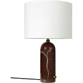 Gubi Tafellampe , Gravity Large, dimbare, Rood, Woonkamer, Steen, Designer