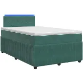 Syfax Boxspringbed met matras Donkergroen 120 x 190 cm Fluweel