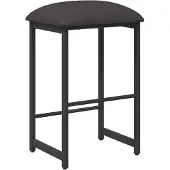 Syfax Barkruk Donkergrijs 40 x 32 x 64 cm Bewerkt hout