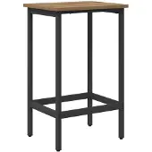 Syfax Barkruk Artisanaal eiken 40 x 32 x 64 cm Bewerkt hout