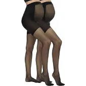 Mamalicious Fijne panty 'MLSABRINA' zwart
