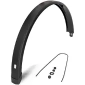 Eurofender EF spatbord achter Tempo Square 28 inch 65mm zwart