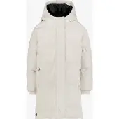 TwoDay gewatteerde lange meisjes winterjas wit maat 98