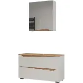 Vicco Badkamermeubelset Marelle Wit/Artisanaal eiken 2-delig, Model 65068