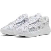 Puma MB.05 Lo Team uniseks basketbalschoenen, Grijs/Wit, Maat 43