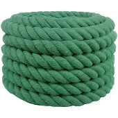 vidaXL Katoenen Touw 40 mm 10 m Groen 100% katoen