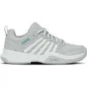 K-swiss Tennisschoen Women Court Express 2 Clay Glacier Gray/White/Baltic-Schoenmaat 39