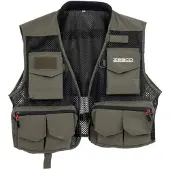 Zebco Lightweight 9 Pocket Fishing Vest Groen