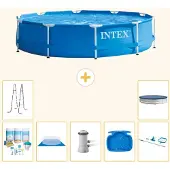 Intex Framezwembad, rond - 366x76 cm - 8-delig, model S20435