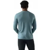 Smartwool - Wander Valley Active Long Sleeve Graphic Tee - Merinolongsleeve M, turkoois