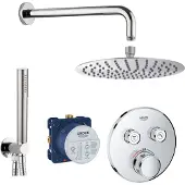 GROHE | bws | smartcontrol inbouw doucheset rond met hoofddouche 20 cm en handdouche compleet