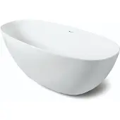 Luca Vrijstaand Bad Vasca Baden 170x76x57cm 380L Mat Wit