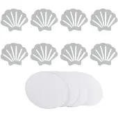 ABOOFAN 66St Veiligheids Stickers Witte Badkamer Antislip Voor Bad & Keuken