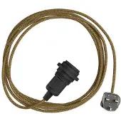Creative Cables Snake Zig-zag Shade Ready Lamphouder Met Snoer