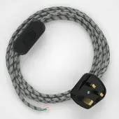 Creative Cables Rd54 Stripes 1.80 M Lampkabel