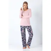 Hajo Premium dames lounge shirt 699 | Maat 48/50