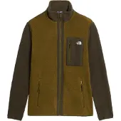 The North Face Funktionele fleece-jas 'YUMIORI' olijfgroen / donkergroen / wit