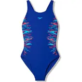 Speedo Placement Muscleback 1 Piece Swimsuit Kids