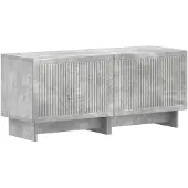 vidaXL 5-delige LED TV-kast Betongrijs Bewerkt hout