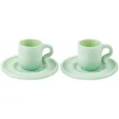 Pols Potten Espressokop Gobi Light Green (Set van 2)