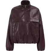 We fashion Tussenjas aubergine