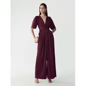 Willa Jumpsuit 'OMAHA' donkerrood