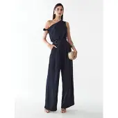 BWLDR Jumpsuit 'Mariah' donkerblauw