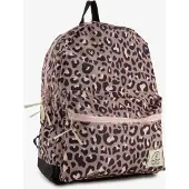Scapino Meisjes rugzak met panterprint roze zwart 13,5 liter