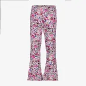 TwoDay meisjes flared legging met bloemenprint roze maat 98/104