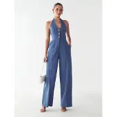 BWLDR Jumpsuit 'Amie' saffier