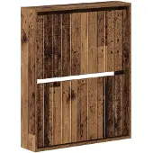 vidaXL Wandgemonteerde Schoenenkast ZWOLLE 71 x 17 x 86 cm Oud hout