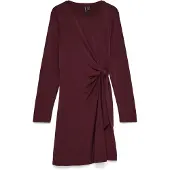 Vero moda Maternity Jurk 'VMMJilll' wijnrood