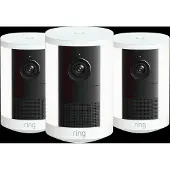 Ring Spotlight Camera 2e Generatie Batterij Wit 3-Pack