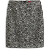 HUGO Slim-fit kokerrok met visgraatpatroon Maat 34