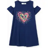 Desigual Korte jurk VEST_BLOOM kind 5 / 6 jaar