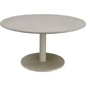 AVH-Collectie Union dining tafel 140x140x75 cm latte polystone travertine