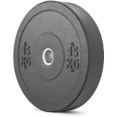 Gymstick Hi-impact 15kg Olympic Bumper Plate Zwart 15 kg