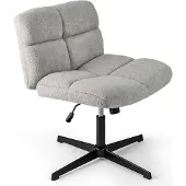 Northio Ergonomische kantoorkruk 42509, grijs