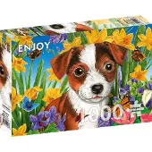 Enjoy Puppy Garden Puzzel (1000 stukjes)