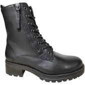 Gabor Rollingsoft Veterboots zwart Leer Maat 6
