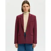 Selected Blazers karmijnrood