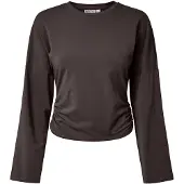 Pieces Shirt 'PCAlli' chocoladebruin