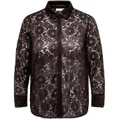 ONLY Shirt '15380942' donkerbruin
